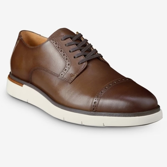New Allen Edmonds Mens Caleb Lace-up Hybrid Derby Shoes Size 11.5
